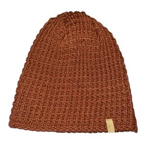 Pistil Warm Brown Knit Beanie Hat